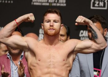 Live: Canelo vs Charlo weigh ins video results