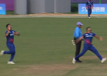 Asian Games 2023: Nepal bowler's ingenious delivery from umpire's stance, leaves Yashasvi Jaiswal bewildered