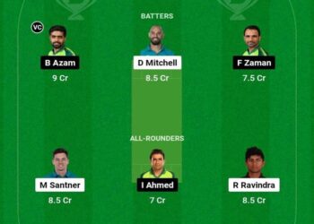 NZ vs PAK Dream11 Prediction Fantasy Cricket Tips Possible XI Pitch Report: ODI World Cup 2023 Match 35