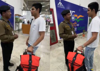 Shubman Gill surprises Gujarat Titans teammate Robin Minz's father at Ranchi airport