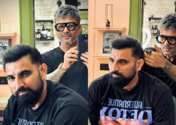 Mohammed Shami shares pictures of latest hairstyle makeover on Instagram, social media goes gaga