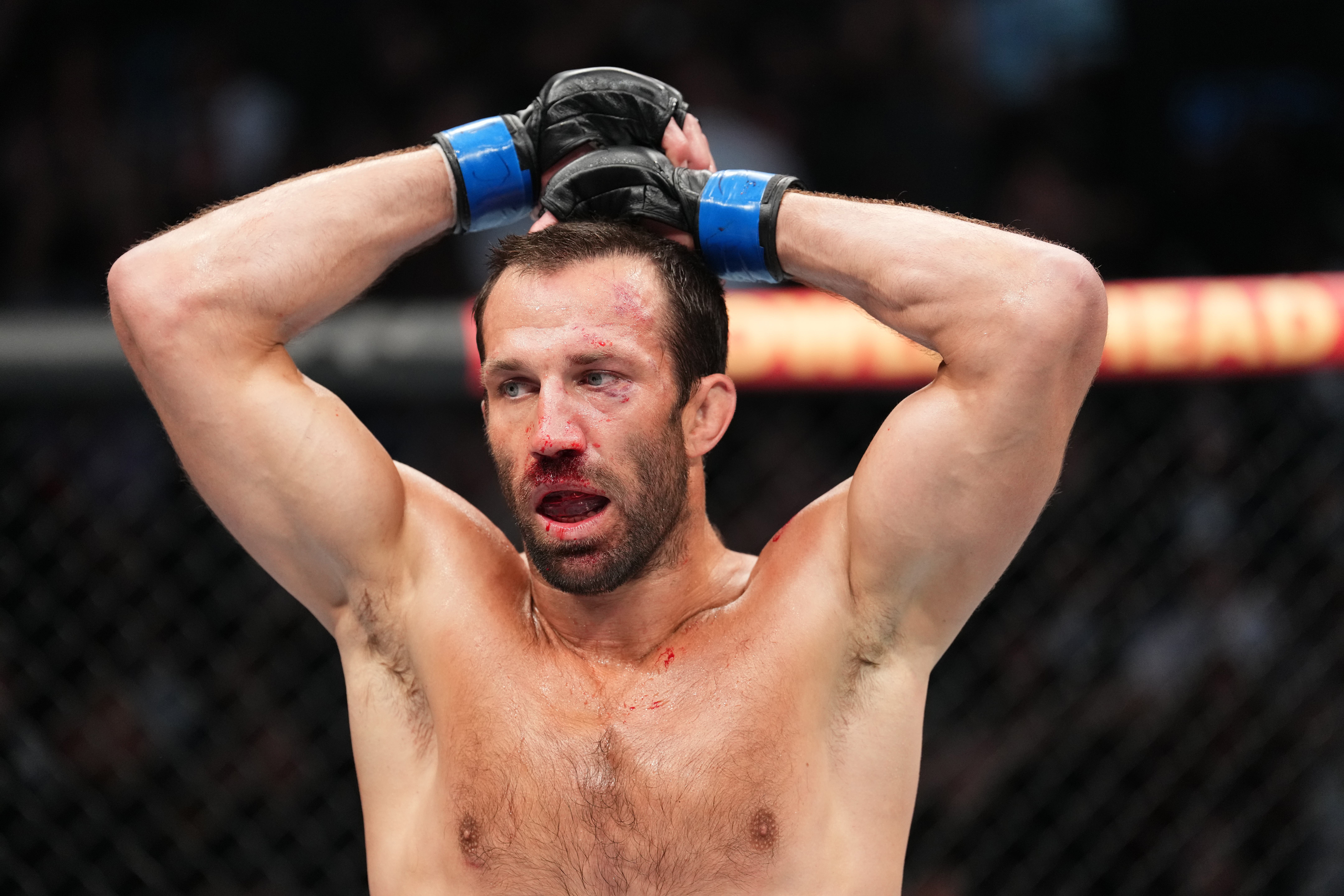 Battered Luke Rockhold teases retirement after Misfits mauling -- but might hang around long enough to destroy ‘swamp rat’ Dillon Danis