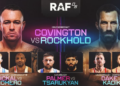 RAF 05 card, start time, date and location | Covington vs. Rockhold